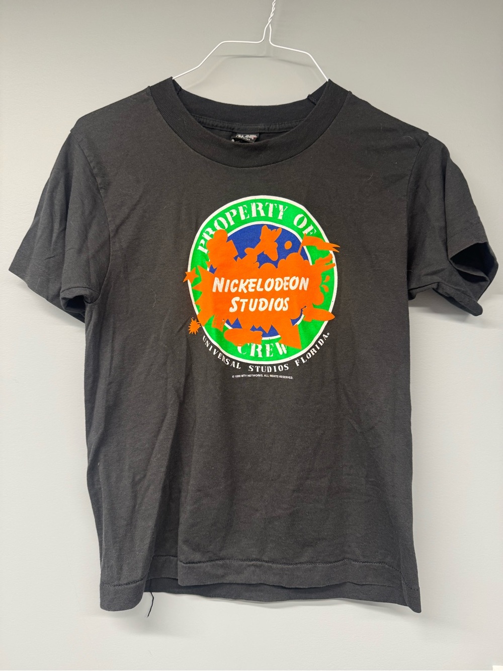 Nickelodeon Studios Crew T-Shirt - Vintage 1990